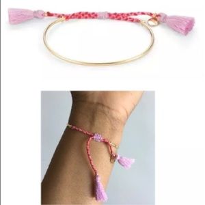 Stella & Dot pink & gold Fete bracelet in box!